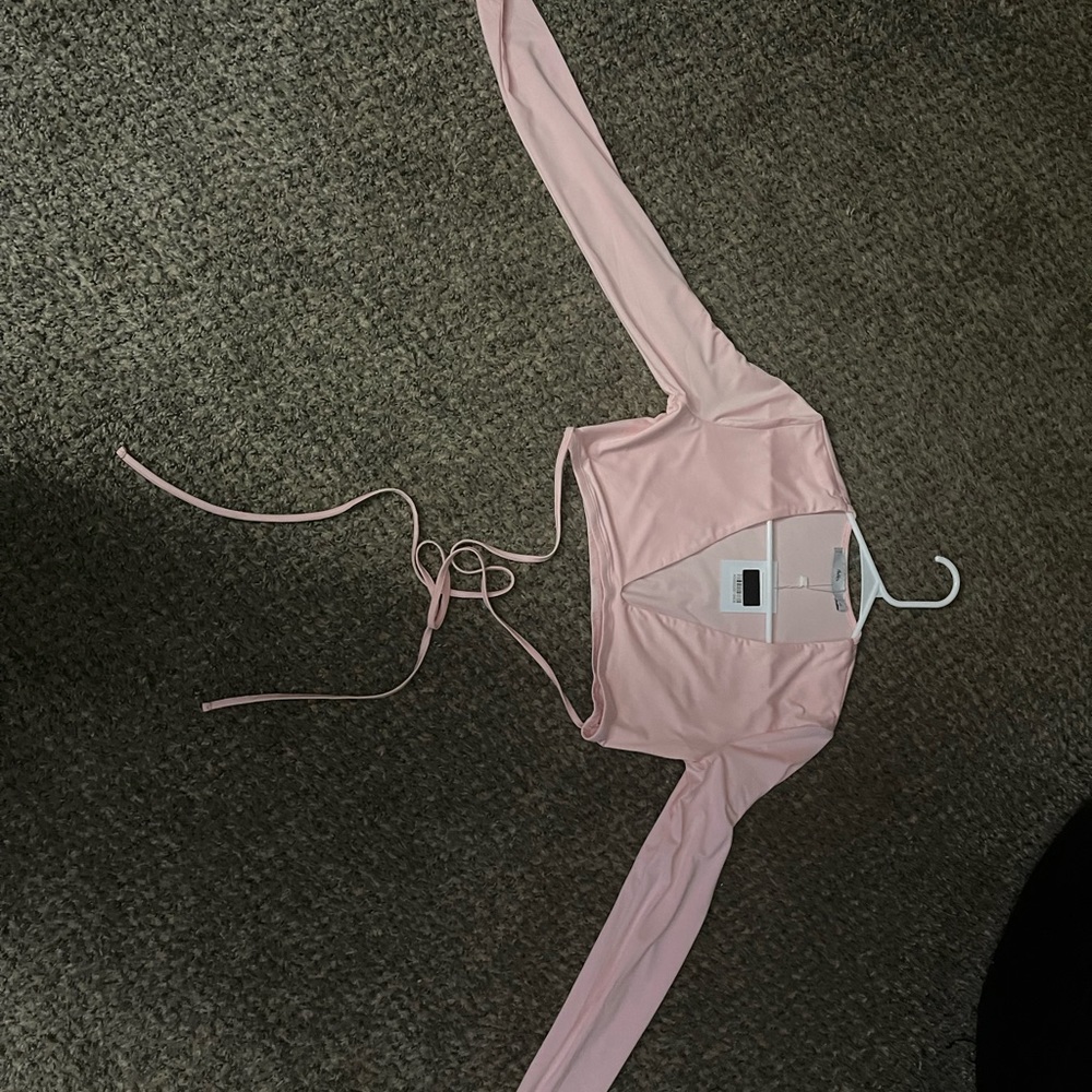 Adika pink crop top